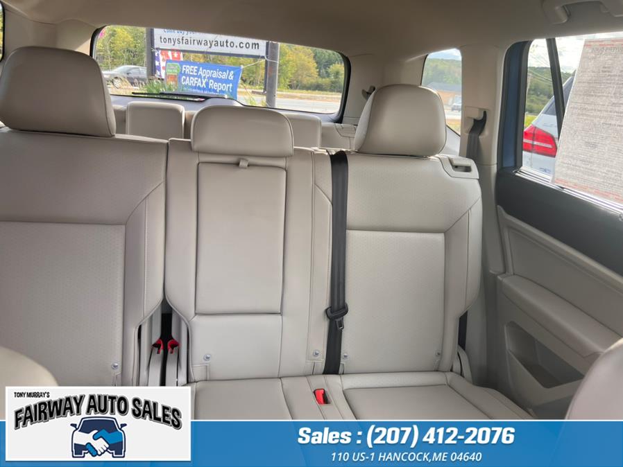 Used Volkswagen Atlas SE 4Motion 3.6L V6 SE 4MOTION 2019 | Fairway Auto Sales. Hancock, Maine Used Volkswagen Atlas SE 4Motion 3.6L V6 SE 4MOTION 2019 | Fairway Auto Sales. Hancock, Maine