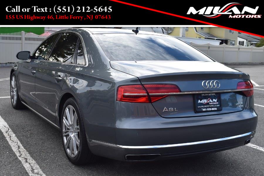 2015 Audi A8 L 4dr Sdn 4.0T, available for sale in Little Ferry , New Jersey | Milan Motors. Little Ferry , New Jersey 2015 Audi A8 L 4dr Sdn 4.0T, available for sale in Little Ferry , New Jersey | Milan Motors. Little Ferry , New Jersey