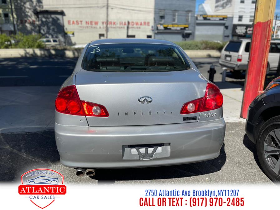2005 Infiniti G35 Sedan G35x 4dr Sdn AWD Auto, available for sale in Brooklyn, New York | Atlantic Car Sales. Brooklyn, New York 2005 Infiniti G35 Sedan G35x 4dr Sdn AWD Auto, available for sale in Brooklyn, New York | Atlantic Car Sales. Brooklyn, New York