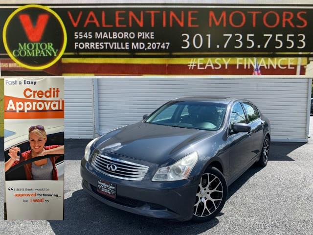 2008 Infiniti G35 Sedan Sport, available for sale in Forestville, Maryland | Valentine Motor Company. Forestville, Maryland