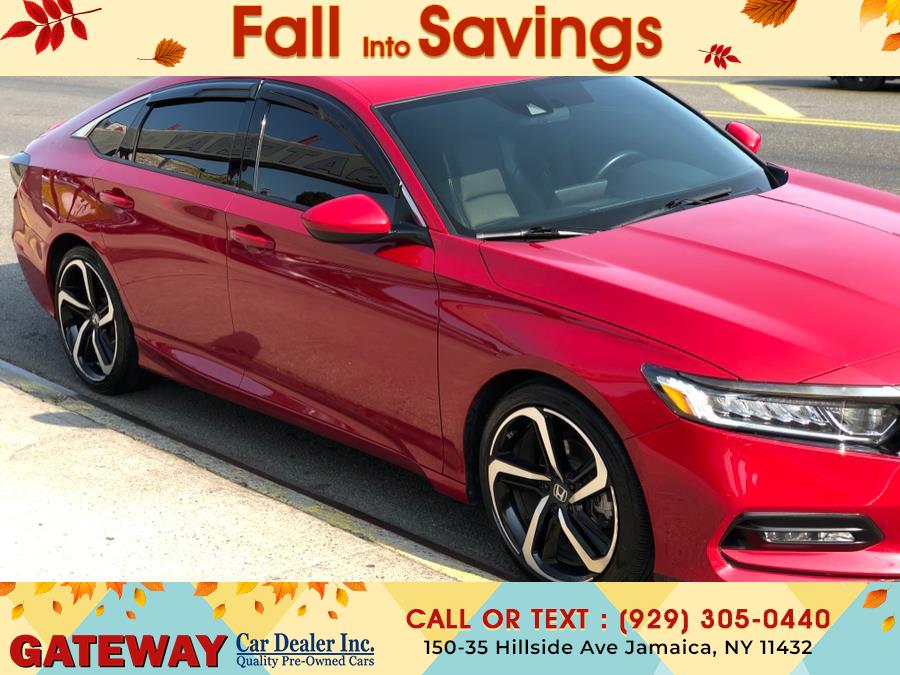 2018 Honda Accord Sedan Sport 1.5T CVT, available for sale in Jamaica, New York | Gateway Car Dealer Inc. Jamaica, New York 2018 Honda Accord Sedan Sport 1.5T CVT, available for sale in Jamaica, New York | Gateway Car Dealer Inc. Jamaica, New York