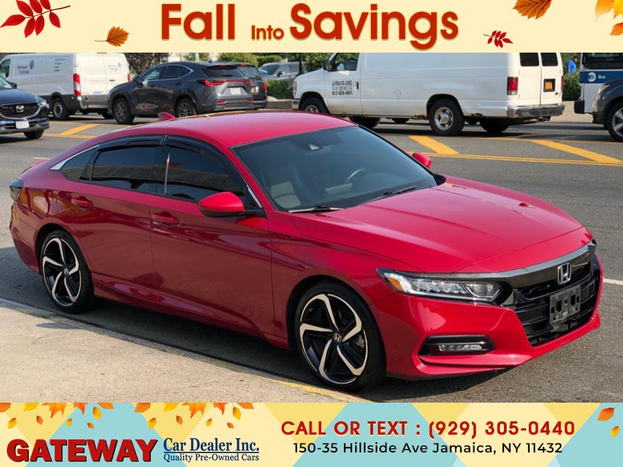 2018 Honda Accord Sedan Sport 1.5T CVT, available for sale in Jamaica, New York | Gateway Car Dealer Inc. Jamaica, New York 2018 Honda Accord Sedan Sport 1.5T CVT, available for sale in Jamaica, New York | Gateway Car Dealer Inc. Jamaica, New York