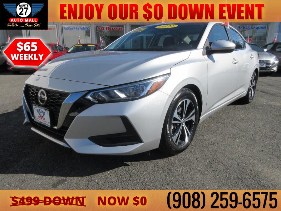 2021 Nissan Sentra SV CVT, available for sale in Linden, New Jersey | Route 27 Auto Mall. Linden, New Jersey 2021 Nissan Sentra SV CVT, available for sale in Linden, New Jersey | Route 27 Auto Mall. Linden, New Jersey