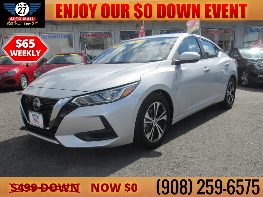 2021 Nissan Sentra SV CVT, available for sale in Linden, New Jersey | Route 27 Auto Mall. Linden, New Jersey