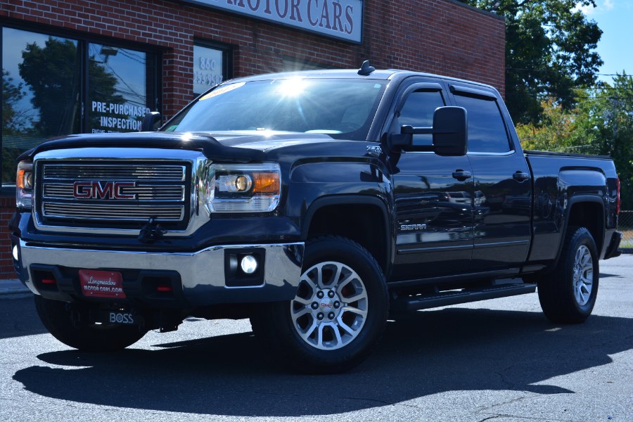 2015 GMC Sierra 1500 4WD Crew Cab 153.0" SLE, available for sale in ENFIELD, Connecticut | Longmeadow Motor Cars. ENFIELD, Connecticut