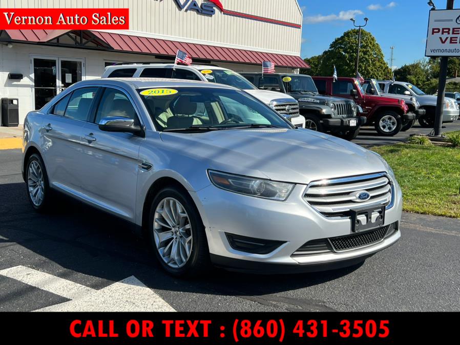 2015 Ford Taurus 4dr Sdn Limited AWD, available for sale in Manchester, Connecticut | Vernon Auto Sale & Service. Manchester, Connecticut 2015 Ford Taurus 4dr Sdn Limited AWD, available for sale in Manchester, Connecticut | Vernon Auto Sale & Service. Manchester, Connecticut