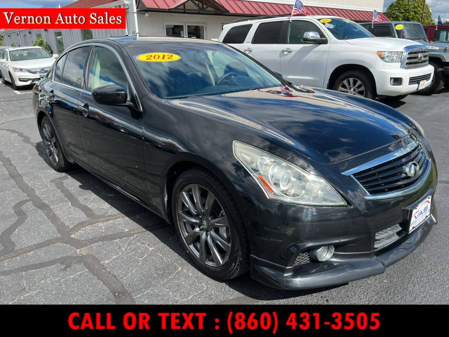2012 INFINITI G37 Sedan Sport 4dr Journey RWD Sport, available for sale in Manchester, Connecticut | Vernon Auto Sale & Service. Manchester, Connecticut 2012 INFINITI G37 Sedan Sport 4dr Journey RWD Sport, available for sale in Manchester, Connecticut | Vernon Auto Sale & Service. Manchester, Connecticut