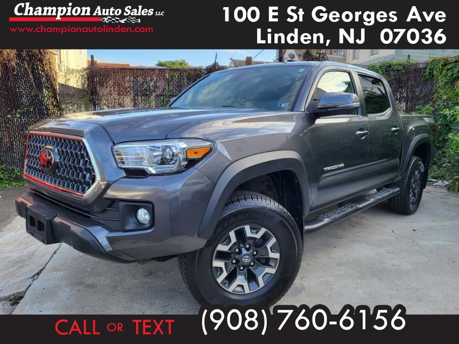 2018 Toyota Tacoma SR5 Double Cab 5'' Bed V6 4x4 AT (Natl), available for sale in Linden, New Jersey | Champion Used Auto Sales. Linden, New Jersey