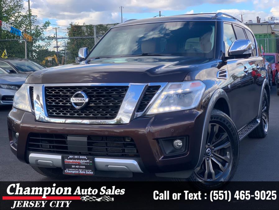 2017 Nissan Armada 4x4 Platinum, available for sale in Jersey City, New Jersey | Champion Auto Sales. Jersey City, New Jersey