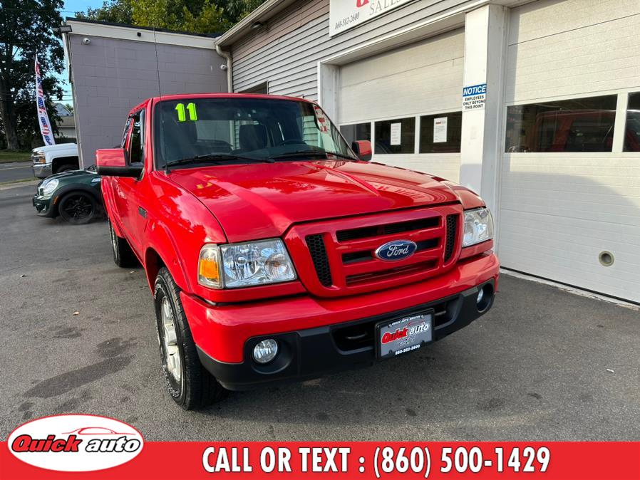 2011 Ford Ranger 4WD 4dr SuperCab 126" Sport, available for sale in Bristol, Connecticut | Quick Auto LLC. Bristol, Connecticut