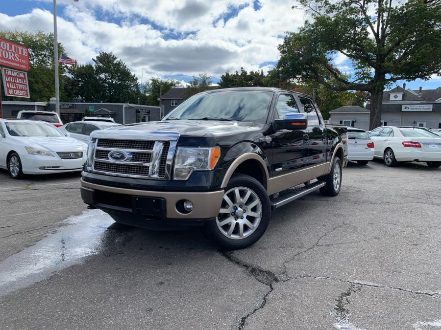 2012 Ford F-150 4WD SuperCrew 145" King Ranch, available for sale in Springfield, Massachusetts | Absolute Motors Inc. Springfield, Massachusetts