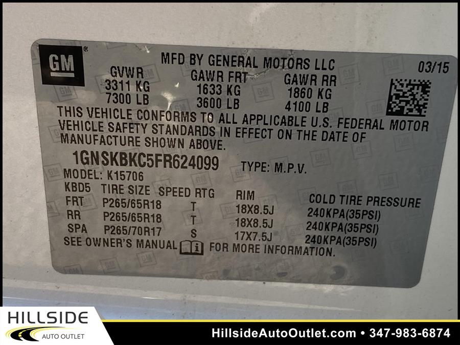 Used Chevrolet Tahoe LT 2015 | Hillside Auto Outlet. Jamaica, New York Used Chevrolet Tahoe LT 2015 | Hillside Auto Outlet. Jamaica, New York