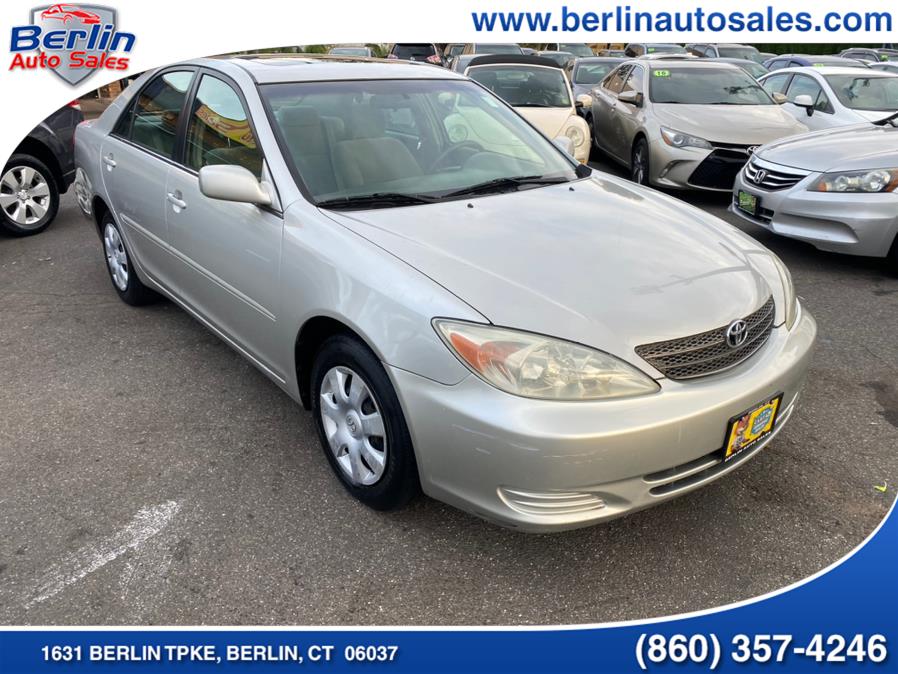 2002 Toyota Camry 4dr Sdn LE Auto, available for sale in Berlin, Connecticut | Berlin Auto Sales LLC. Berlin, Connecticut 2002 Toyota Camry 4dr Sdn LE Auto, available for sale in Berlin, Connecticut | Berlin Auto Sales LLC. Berlin, Connecticut