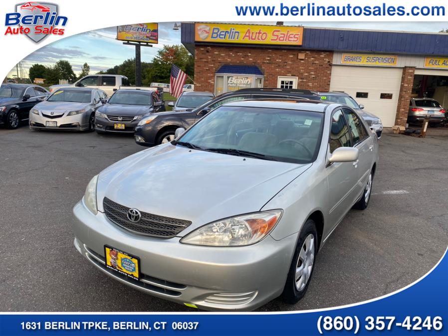 2002 Toyota Camry 4dr Sdn LE Auto, available for sale in Berlin, Connecticut | Berlin Auto Sales LLC. Berlin, Connecticut 2002 Toyota Camry 4dr Sdn LE Auto, available for sale in Berlin, Connecticut | Berlin Auto Sales LLC. Berlin, Connecticut