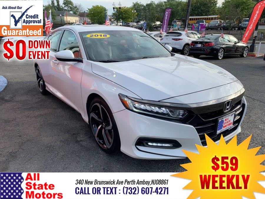 Used Honda Accord Sedan Sport 2.0T Auto 2018 | All State Motor Inc. Perth Amboy, New Jersey Used Honda Accord Sedan Sport 2.0T Auto 2018 | All State Motor Inc. Perth Amboy, New Jersey