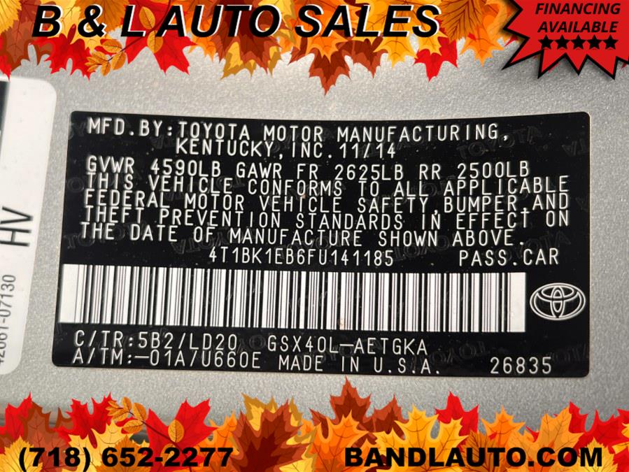 2015 Toyota Avalon 4dr Sedan XLE Touring, available for sale in Bronx, New York | B & L Auto Sales LLC. Bronx, New York 2015 Toyota Avalon 4dr Sedan XLE Touring, available for sale in Bronx, New York | B & L Auto Sales LLC. Bronx, New York