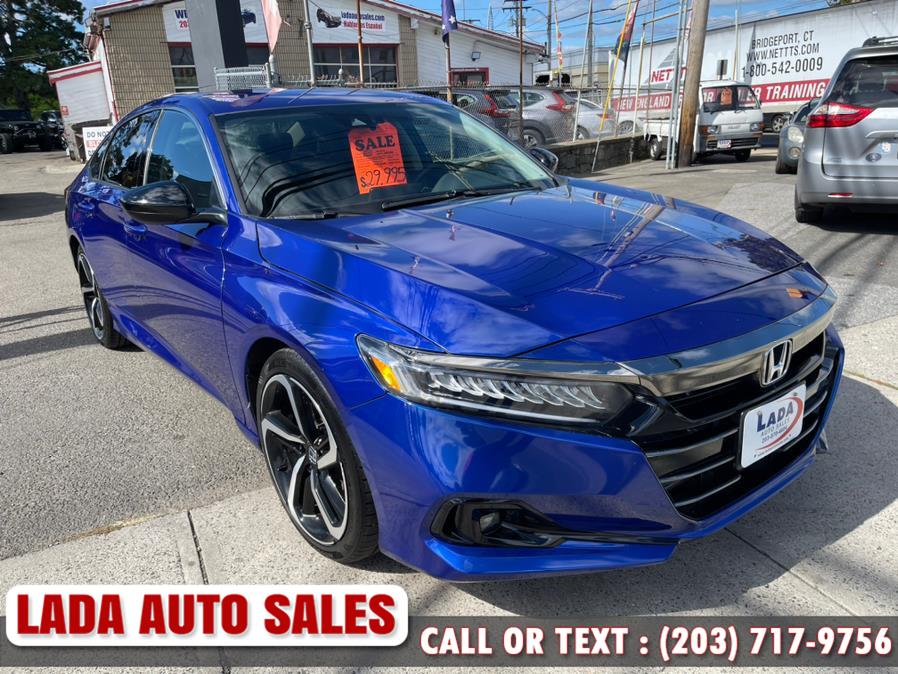 2021 Honda Accord Sedan Sport SE 1.5T CVT, available for sale in Bridgeport, Connecticut | Lada Auto Sales. Bridgeport, Connecticut