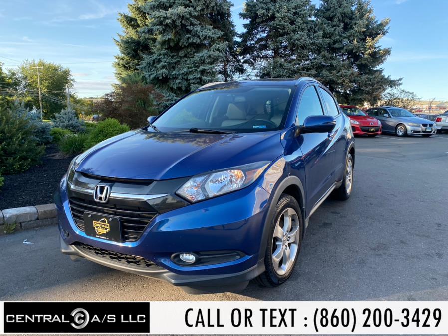 2016 Honda HR-V AWD 4dr CVT EX-L w/Navi, available for sale in East Windsor, Connecticut | Central A/S LLC. East Windsor, Connecticut 2016 Honda HR-V AWD 4dr CVT EX-L w/Navi, available for sale in East Windsor, Connecticut | Central A/S LLC. East Windsor, Connecticut