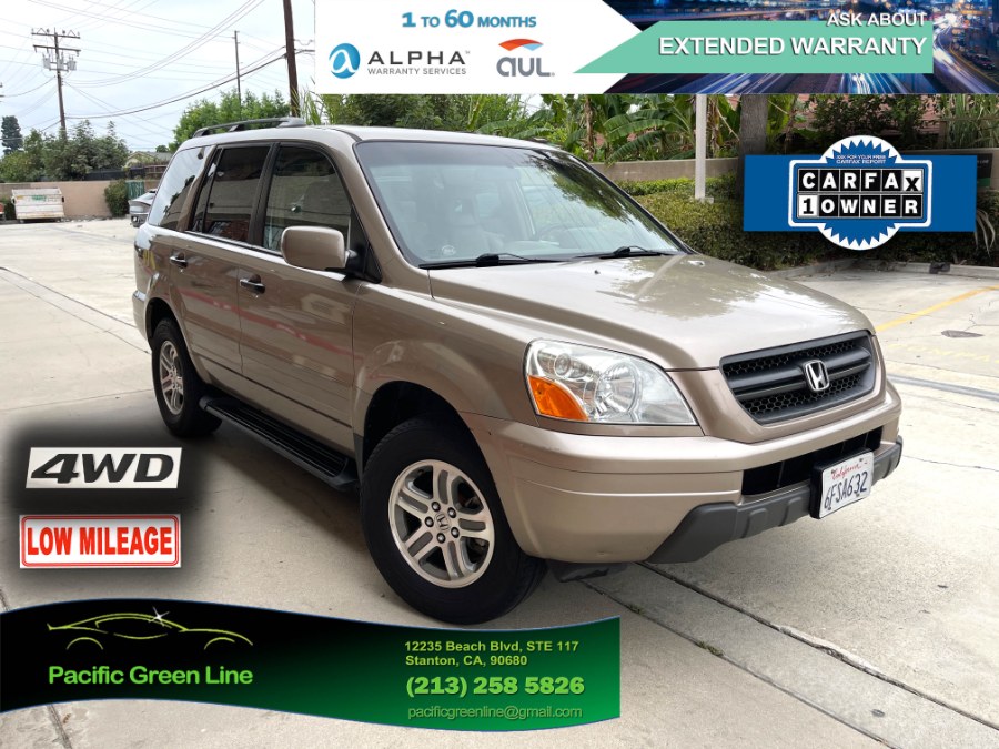 2004 Honda Pilot 4WD EX-L Auto w/Leather, available for sale in Lake Forest, California | Pacific Green Line. Lake Forest, California 2004 Honda Pilot 4WD EX-L Auto w/Leather, available for sale in Lake Forest, California | Pacific Green Line. Lake Forest, California