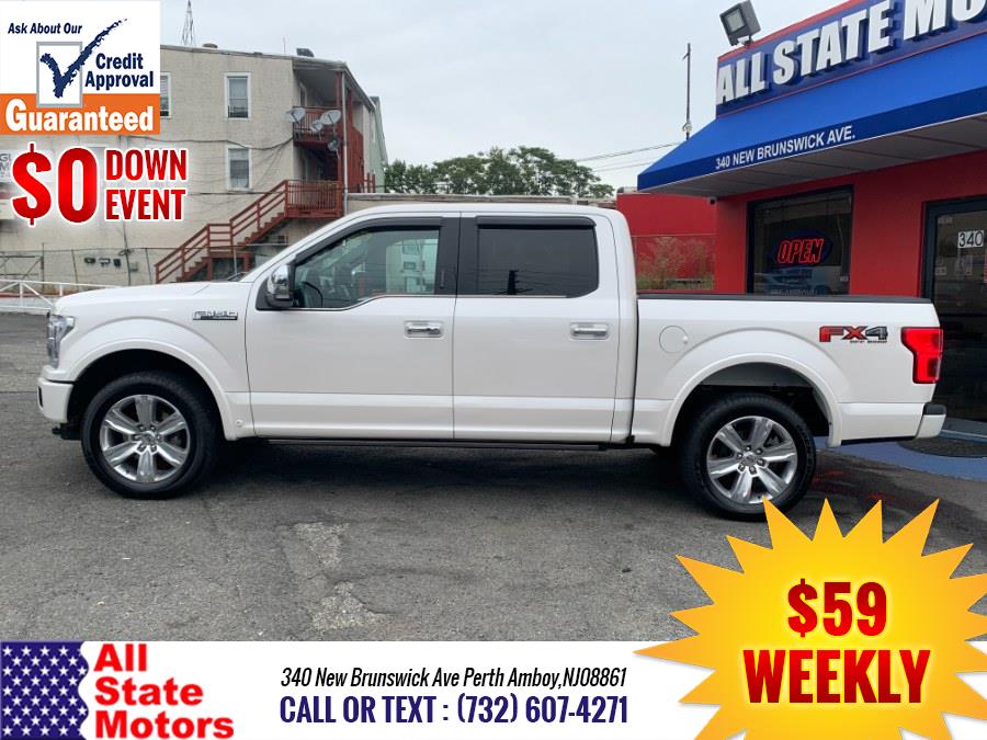 2018 Ford F-150 Platinum 4WD SuperCrew 5.5'' Box, available for sale in Perth Amboy, New Jersey | All State Motor Inc. Perth Amboy, New Jersey 2018 Ford F-150 Platinum 4WD SuperCrew 5.5'' Box, available for sale in Perth Amboy, New Jersey | All State Motor Inc. Perth Amboy, New Jersey