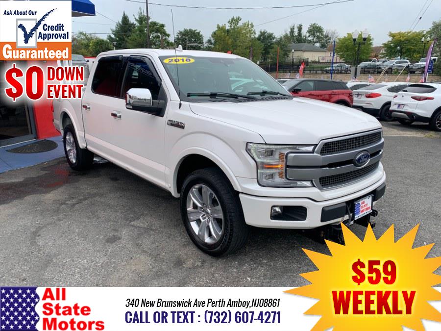2018 Ford F-150 Platinum 4WD SuperCrew 5.5'' Box, available for sale in Perth Amboy, New Jersey | All State Motor Inc. Perth Amboy, New Jersey 2018 Ford F-150 Platinum 4WD SuperCrew 5.5'' Box, available for sale in Perth Amboy, New Jersey | All State Motor Inc. Perth Amboy, New Jersey
