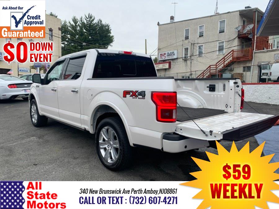 2018 Ford F-150 Platinum 4WD SuperCrew 5.5'' Box, available for sale in Perth Amboy, New Jersey | All State Motor Inc. Perth Amboy, New Jersey 2018 Ford F-150 Platinum 4WD SuperCrew 5.5'' Box, available for sale in Perth Amboy, New Jersey | All State Motor Inc. Perth Amboy, New Jersey