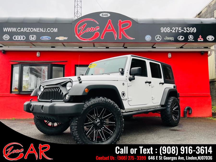 2014 Jeep Wrangler Unlimited 4WD 4dr Sport, available for sale in Linden, New Jersey | Car Zone. Linden, New Jersey