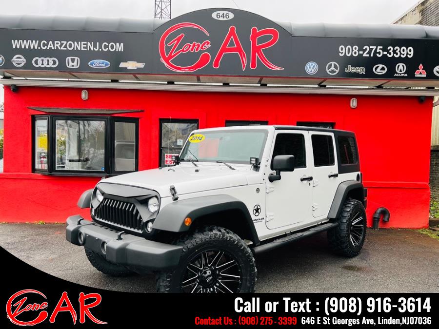 2014 Jeep Wrangler Unlimited 4WD 4dr Sport, available for sale in Linden, New Jersey | Car Zone. Linden, New Jersey 2014 Jeep Wrangler Unlimited 4WD 4dr Sport, available for sale in Linden, New Jersey | Car Zone. Linden, New Jersey