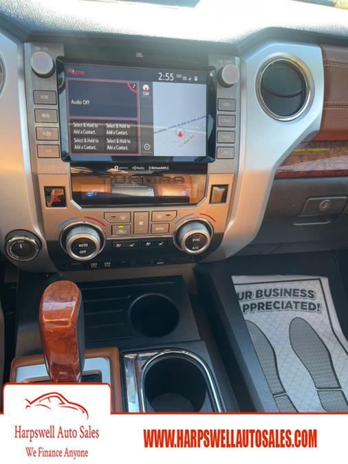 Used Toyota Tundra 4WD 1794 Edition CrewMax 5.5'' Bed 5.7L (Natl) 2020 | Harpswell Auto Sales Inc. Harpswell, Maine Used Toyota Tundra 4WD 1794 Edition CrewMax 5.5'' Bed 5.7L (Natl) 2020 | Harpswell Auto Sales Inc. Harpswell, Maine