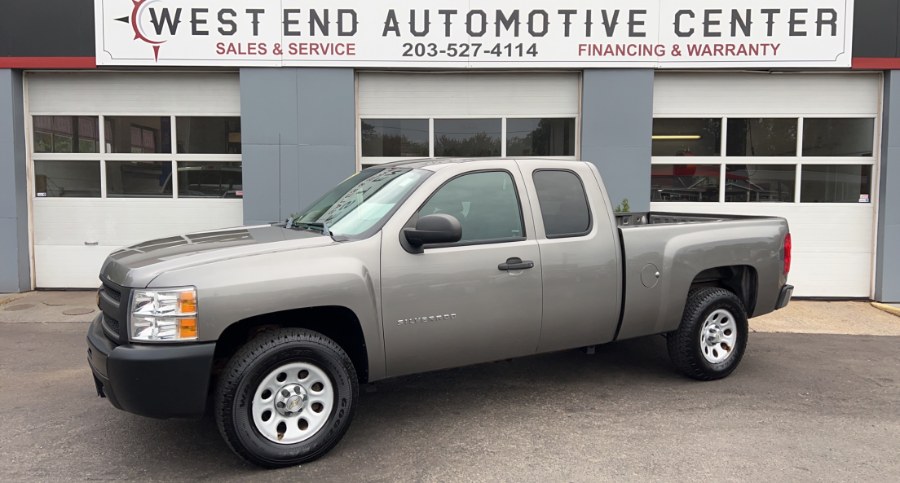 2013 Chevrolet Silverado 1500 4WD Ext Cab 143.5" Work Truck, available for sale in Waterbury, Connecticut | West End Automotive Center. Waterbury, Connecticut