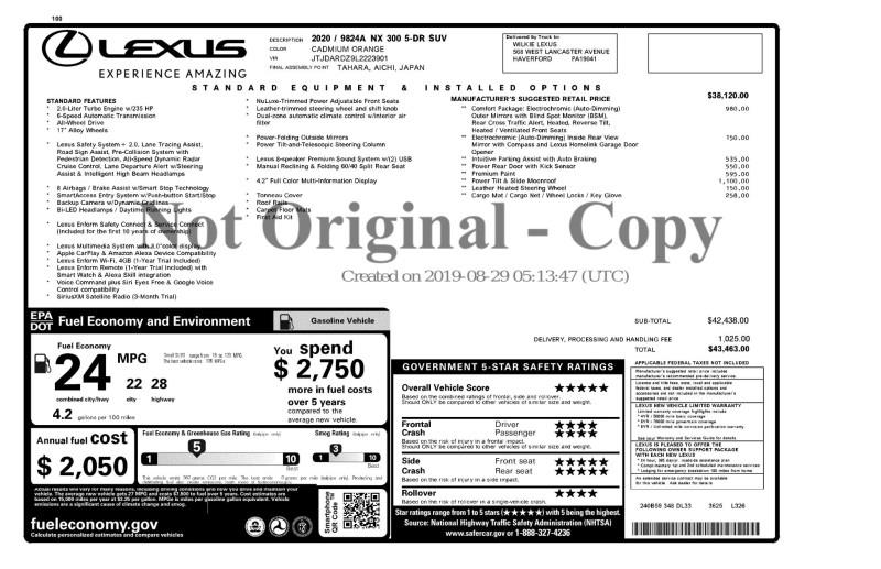 2020 Lexus Nx NX 300, available for sale in Maple Shade, New Jersey | Car Revolution. Maple Shade, New Jersey 2020 Lexus Nx NX 300, available for sale in Maple Shade, New Jersey | Car Revolution. Maple Shade, New Jersey