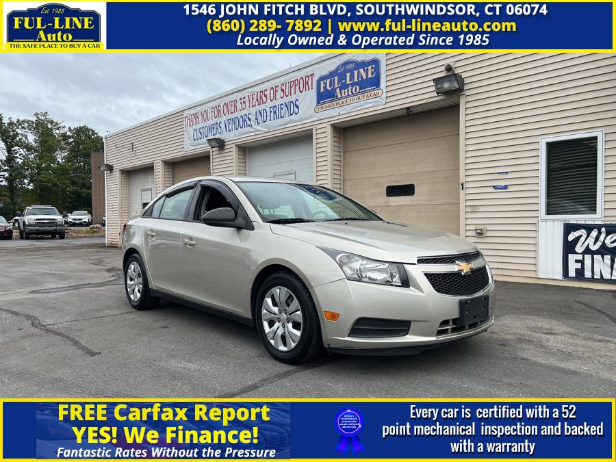 2014 Chevrolet Cruze 4dr Sdn Auto LS, available for sale in South Windsor , CT