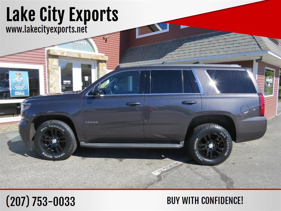 2016 Chevrolet Tahoe LT 4x4 4dr SUV, available for sale in Auburn, Maine | Lake City Exports Inc. Auburn, Maine