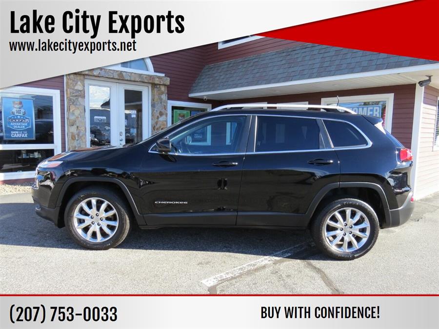 2017 Jeep Cherokee Limited 4x4 4dr SUV, available for sale in Auburn, Maine | Lake City Exports Inc. Auburn, Maine