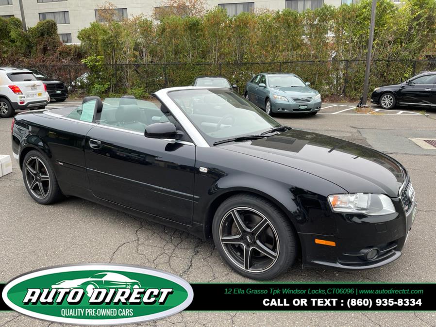 2009 Audi A4 2dr Cabriolet Auto 2.0T quattro SE *Ltd Avail*, available for sale in Windsor Locks, Connecticut | Auto Direct LLC. Windsor Locks, Connecticut 2009 Audi A4 2dr Cabriolet Auto 2.0T quattro SE *Ltd Avail*, available for sale in Windsor Locks, Connecticut | Auto Direct LLC. Windsor Locks, Connecticut