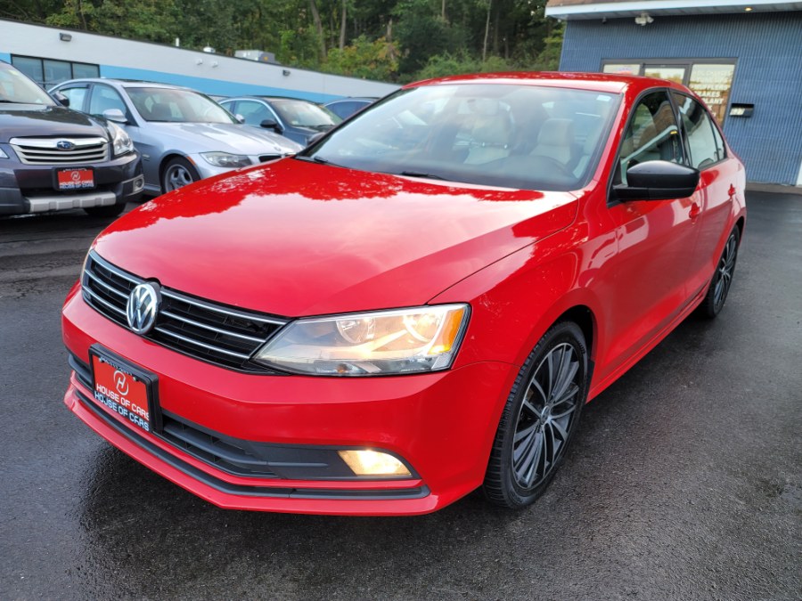 2016 Volkswagen Jetta Sedan 4dr Auto 1.8T Sport PZEV, available for sale in Waterbury, Connecticut | House of Cars LLC. Waterbury, Connecticut