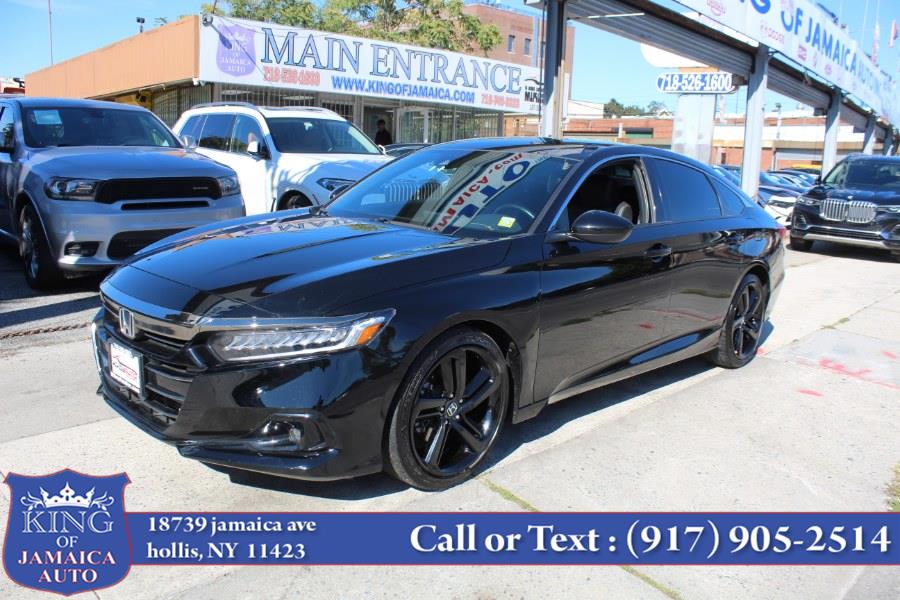 Used Honda Accord Sedan Sport 1.5T CVT 2021 | King of Jamaica Auto Inc. Hollis, New York Used Honda Accord Sedan Sport 1.5T CVT 2021 | King of Jamaica Auto Inc. Hollis, New York
