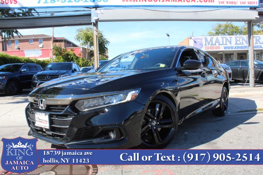 Used Honda Accord Sedan Sport 1.5T CVT 2021 | King of Jamaica Auto Inc. Hollis, New York Used Honda Accord Sedan Sport 1.5T CVT 2021 | King of Jamaica Auto Inc. Hollis, New York