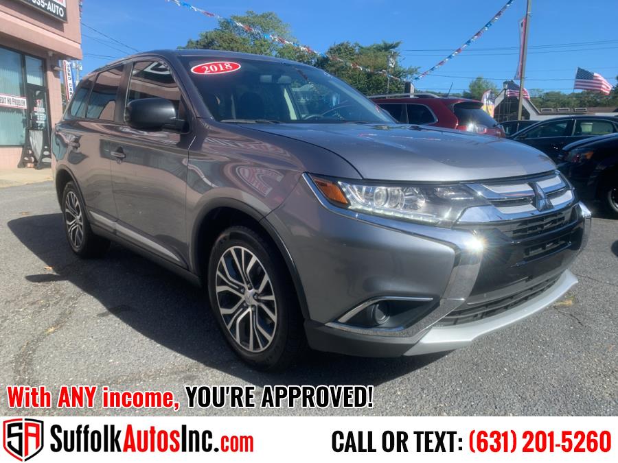 2018 Mitsubishi Outlander ES FWD, available for sale in Medford, New York | Suffolk Autos Inc. Medford, New York 2018 Mitsubishi Outlander ES FWD, available for sale in Medford, New York | Suffolk Autos Inc. Medford, New York