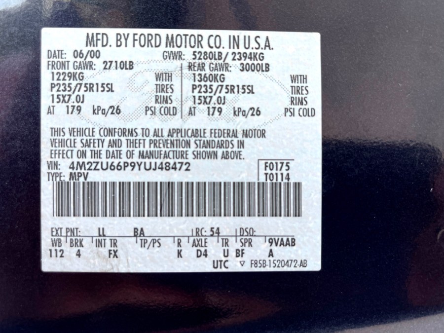 2000 Mercury Mountaineer 4dr 112" WB, available for sale in Lake Forest, California | Pacific Green Line. Lake Forest, California 2000 Mercury Mountaineer 4dr 112" WB, available for sale in Lake Forest, California | Pacific Green Line. Lake Forest, California