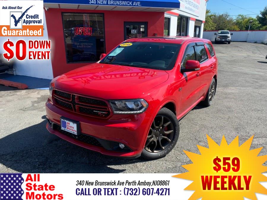 2016 Dodge Durango AWD 4dr R/T, available for sale in Perth Amboy, NJ