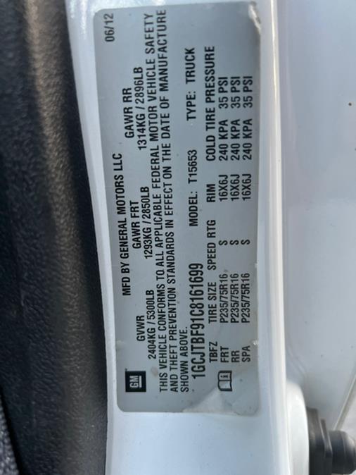 2012 Chevrolet Colorado 4WD Ext Cab Work Truck, available for sale in Springfield, Massachusetts | Jordan Auto Sales. Springfield, Massachusetts 2012 Chevrolet Colorado 4WD Ext Cab Work Truck, available for sale in Springfield, Massachusetts | Jordan Auto Sales. Springfield, Massachusetts