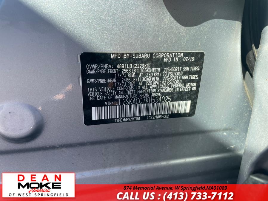 2019 Subaru Forester 2.5i, available for sale in W Springfield, Massachusetts | Dean Moke America of West Springfield. W Springfield, Massachusetts 2019 Subaru Forester 2.5i, available for sale in W Springfield, Massachusetts | Dean Moke America of West Springfield. W Springfield, Massachusetts