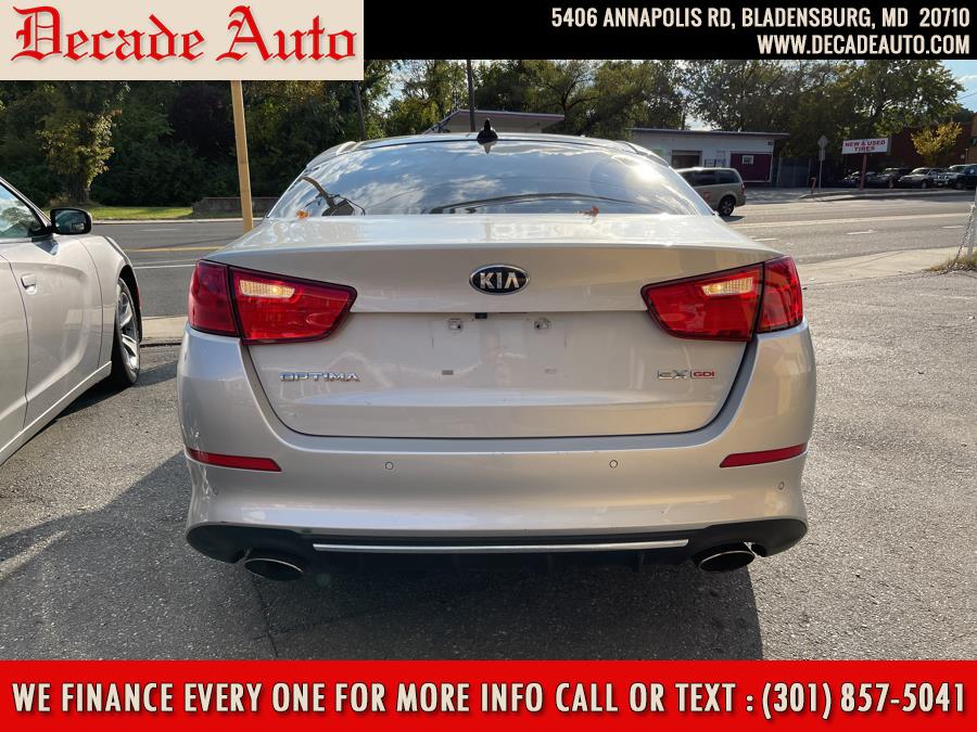 2014 Kia Optima 4dr Sdn EX, available for sale in Bladensburg, Maryland | Decade Auto. Bladensburg, Maryland 2014 Kia Optima 4dr Sdn EX, available for sale in Bladensburg, Maryland | Decade Auto. Bladensburg, Maryland
