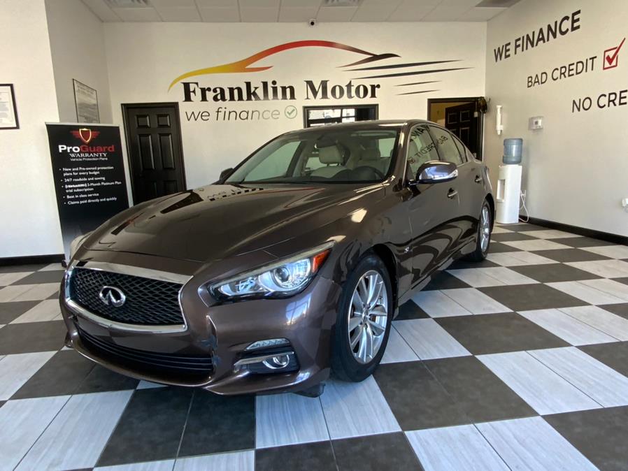 2015 INFINITI Q50 4dr Sdn RWD, available for sale in Hartford, Connecticut | Franklin Motors Auto Sales LLC. Hartford, Connecticut