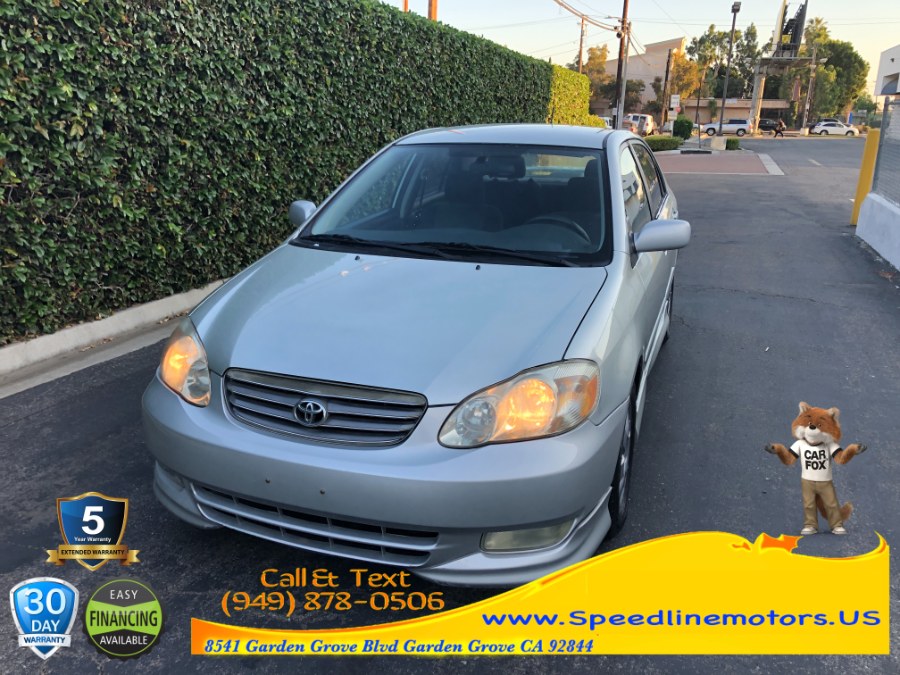 2004 Toyota Corolla 4dr Sdn S Auto, available for sale in Garden Grove, California | Speedline Motors. Garden Grove, California