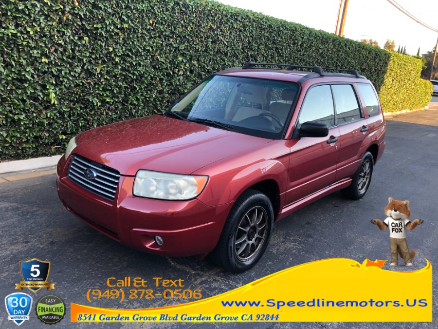 Used Subaru Forester AWD 4dr H4 AT X 2007 | Speedline Motors. Garden Grove, California Used Subaru Forester AWD 4dr H4 AT X 2007 | Speedline Motors. Garden Grove, California