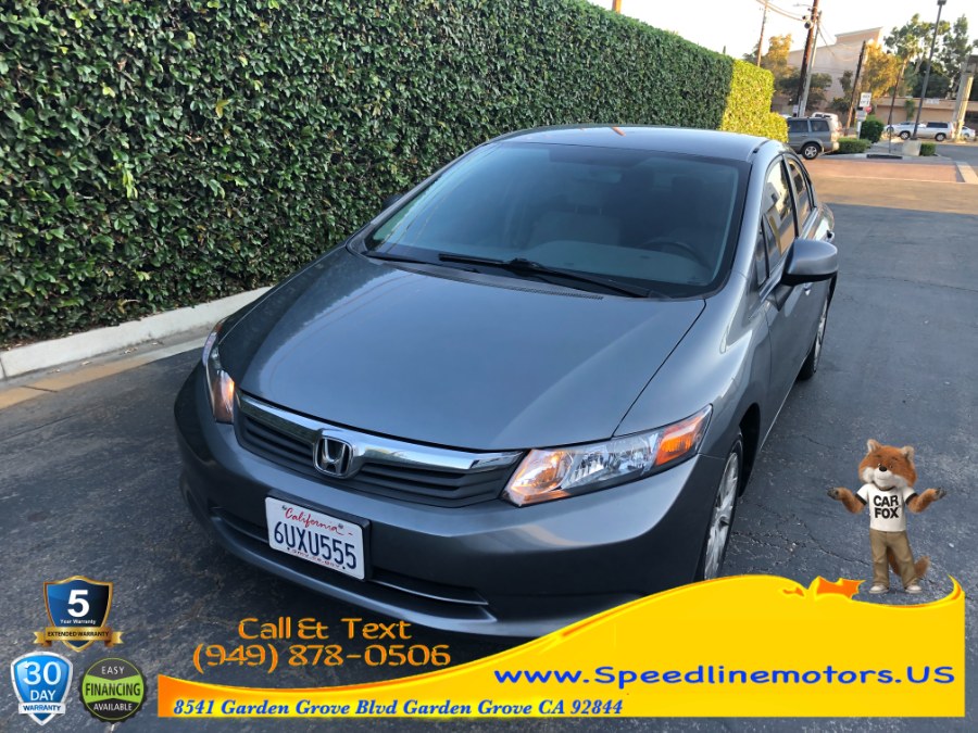 2012 Honda Civic Sdn 4dr Auto LX, available for sale in Garden Grove, California | Speedline Motors. Garden Grove, California