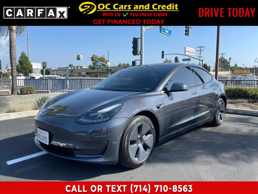 2022 Tesla Model 3 Long Range AWD, available for sale in Garden Grove, California | OC Cars and Credit. Garden Grove, California