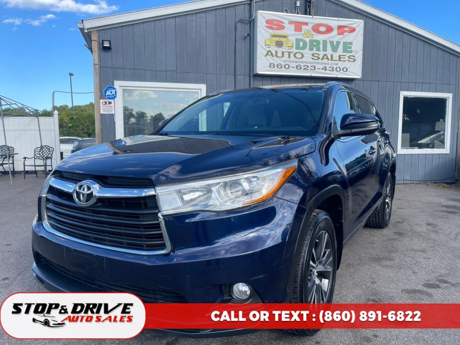 2016 Toyota Highlander AWD 4dr V6 XLE (Natl), available for sale in East Windsor, Connecticut | Stop & Drive Auto Sales. East Windsor, Connecticut